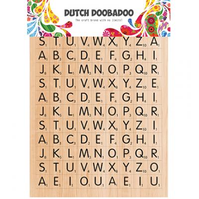 Dutch Doobadoo Sticker Scrabble Kreativbunt