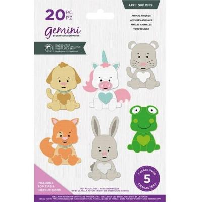 Gemini Appliqué Dies - Animal Friends