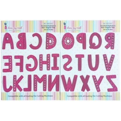 Dress My Craft Dies - Doodled Alphabets