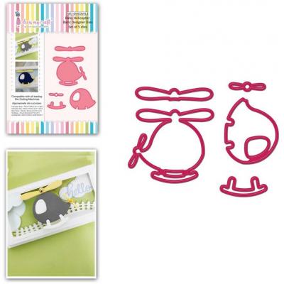 Dress My Craft Cutting Dies - Baby Helicopter