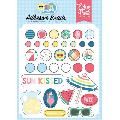 Echo Park Sun Kissed Embellishments - Adhesive Brads