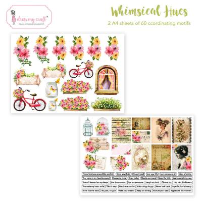 Dress My Craft Motif Sheet - Whimsical Hues