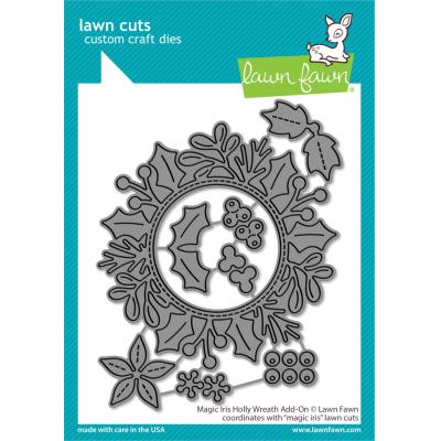 Lawn Fawn Lawn Cuts - Magic Iris Add-On - Wreath