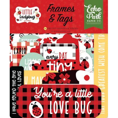 Echo Park Little Ladybug - Frames & Tags