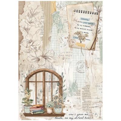 Stamperia Secret Diary Rice Paper - Window