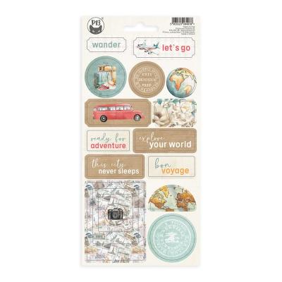 P13 Travel Journal - Chipboard Sticker