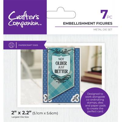 Crafter's Companion Modern Man - Embellishments Figures