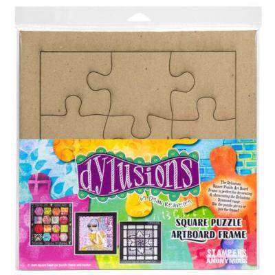 Stampers Anonymous Artboard Frame Dylusions Square Puzzle