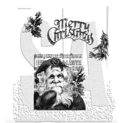 Stampers Anonymous Tim Holtz Stempel - Santa's Wish