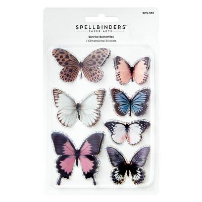 Spellbinders Sticker - Sunrise Butterflies