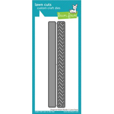 Lawn Fawn Lawn Cuts Dies - Diagonal Stripes Border