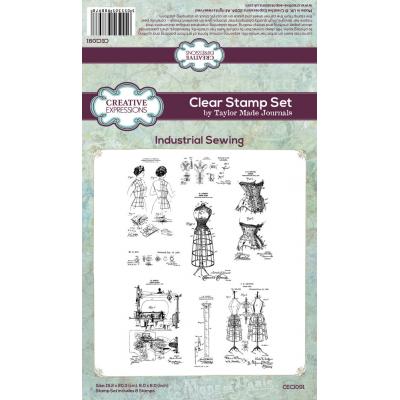 Creative Expressions Taylor Made Journals Stempel - Industrial Sewing