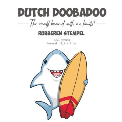 Dutch Doobadoo Stempel - Haai Cheese