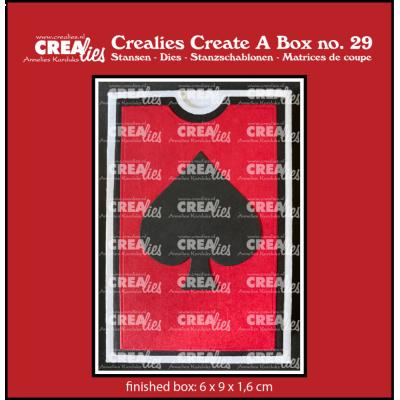 Crealies Cutting Dies - Box for Playing Cards