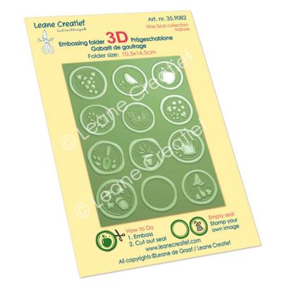Leane Creatief Wax Seal Collection 3D Embossing Folder - Nature