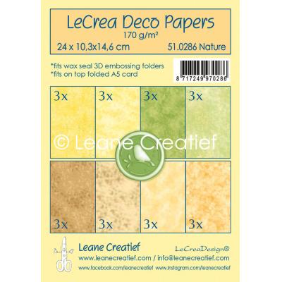 Leane Creatief LeCrea Deco Paper Nature