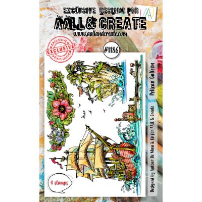 Aall & Create Stempel - Pelican Galleon