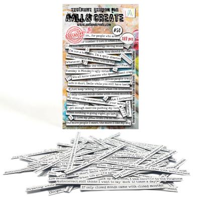 Aall and Create Ephemera Die-Cuts - Hilarious Headlines