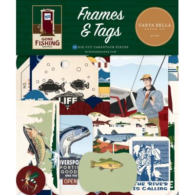 Carta Bella Gone Fishing - Frames & Tags