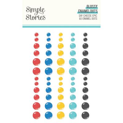 Simple Stories Say Cheese Epic - Glossy Enamel Dots