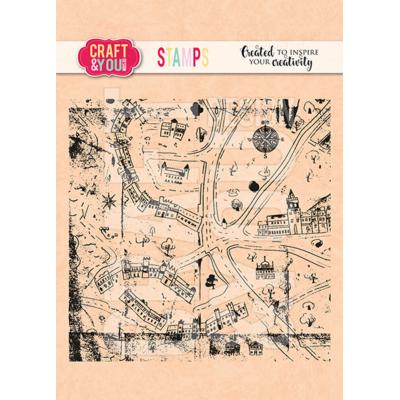 Craft & You Stempel - Old Town Map