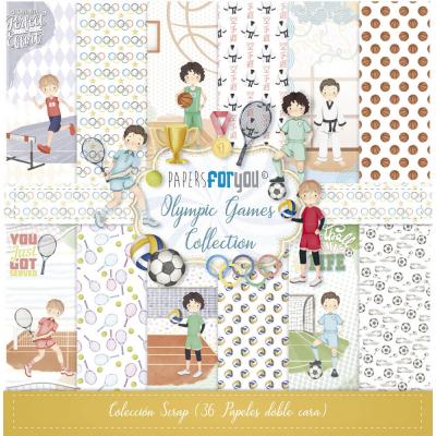 Papers For You Olympic Games Niños - Midi Scrap Paper Pack