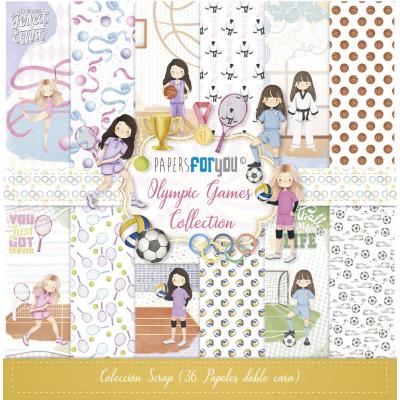 Papers For You Olympic Games Niñas - Midi Scrap Paper Pack