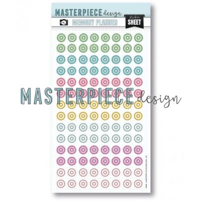 Masterpiece Design Memory Planner Sticker Sheet - Reinforcers Script