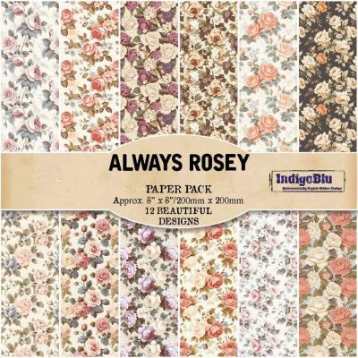 IndigoBlu Paper Pack - Always Rosey
