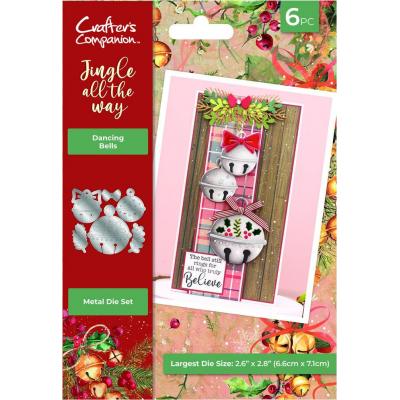 Crafter's Companion Jingle All The Way Metal Die - Dancing Bells