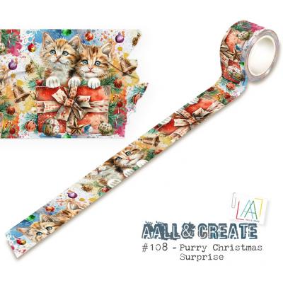 Aall and Create Washi Tape - Purry Christmas Surprise