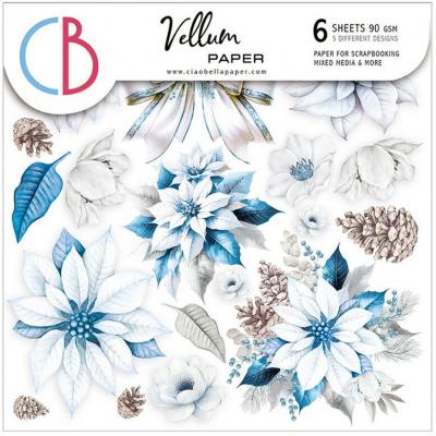 Ciao Bella Elegance of Blue - Vellum Fussy Cut Pad