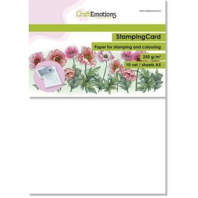 CraftEmotions - Stamping Card