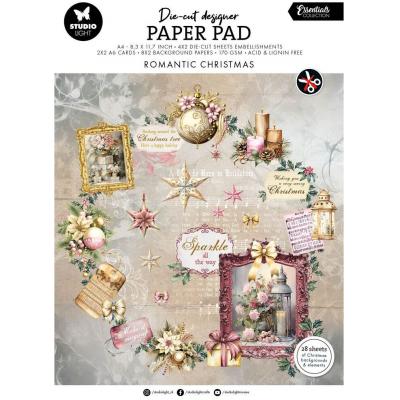 StudioLight Die-Cut Paper Pad - Romantic Christmas