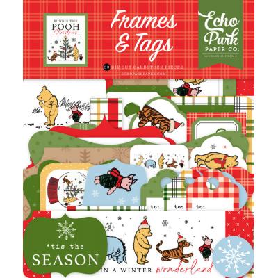 Echo Park Winnie The Pooh Christmas - Frames & Tags