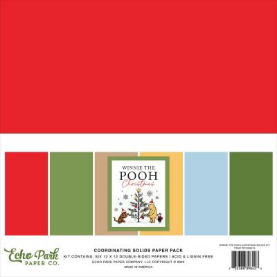 Echo Park Winnie The Pooh Christmas - Coordinating Solids