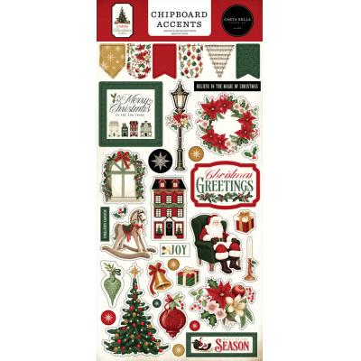 Carta Bella A Vintage Christmas - Chipboard Accents