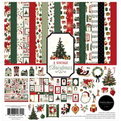 Carta Bella A Vintage Christmas - Collection Kit