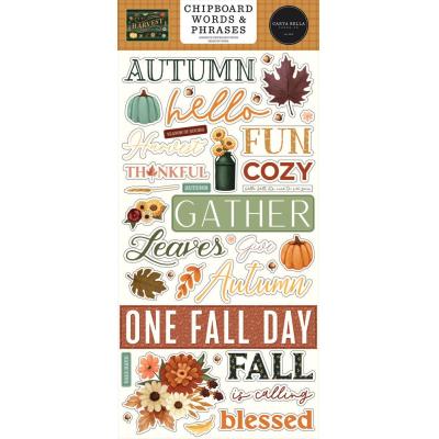 Carta Bella Harvest - Chipboard Phrases