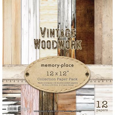 Memory Place Vintage Woodwork - Paper Pack