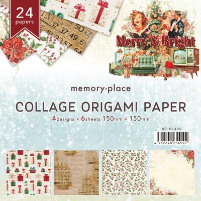 Asuka Studio Merry & Bright - Collage Origami Paper