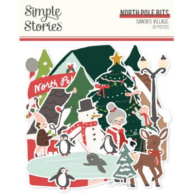 Simple Stories Santa's Village - North Pole Bits & Pieces