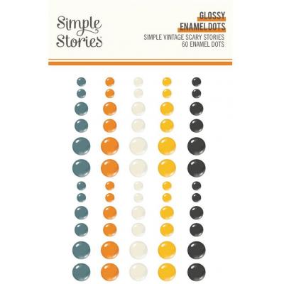 Simple Stories Simple Vintage Scary Stories - Glossy Enamel Dots