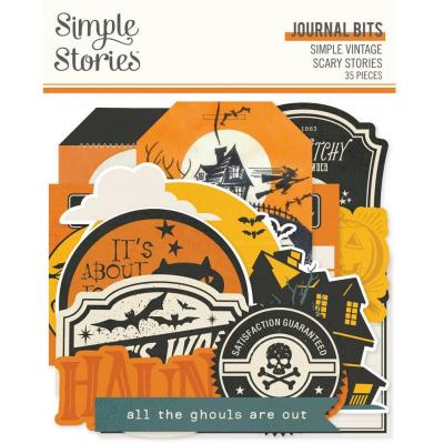 Simple Stories Simple Vintage Scary Stories - Journal Bits & Pieces