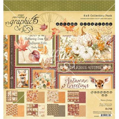 Graphic 45 Autumn Greetings - Collection Pack