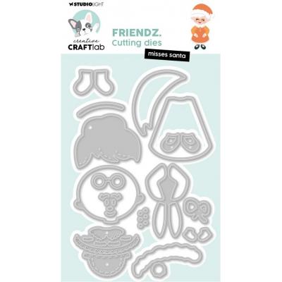 StudioLight Creative Craftlab Friendz Cutting Dies - Misses Santa