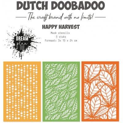 Dutch Doobadoo Stencil  - Dream Plan Do Happy Harvest