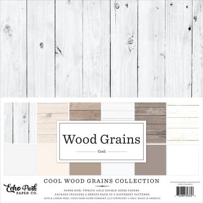 Echo Park Cool Wood Grains - Collection Kit