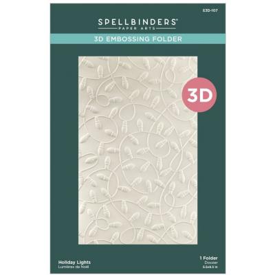 Spellbinders Press Plate and Stencil Bundle -  Layered Holiday Lights