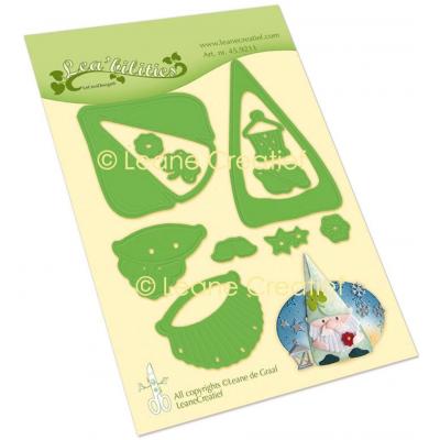 Leane Creatief Lea'Bilitie Cutting Die And Embossing - Gnome, Lucky Charm